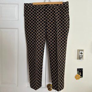 Banana Republic Jacquard Diamond Camden Pant, 10P